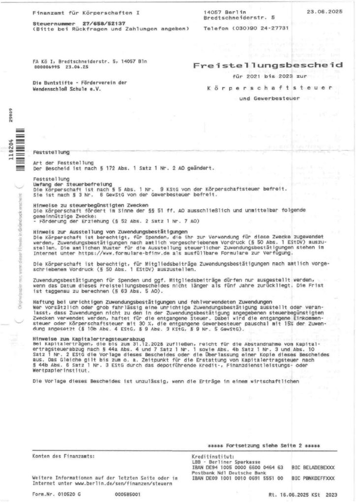 2025-06-23_Freistellungsbescheid 2021 - 2023 bis 2030 - Seite 1